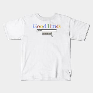 Good Times Mules Kids T-Shirt